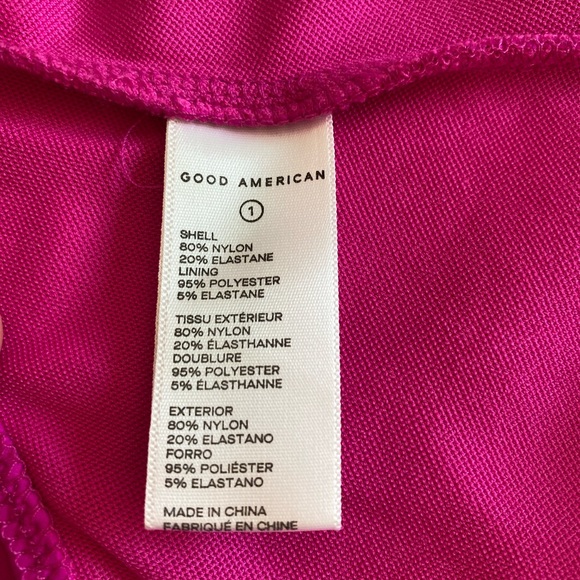 GOOD AMERICAN Fuchsia Pink Swimsuit Size S - Picture 9 of 11